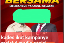 Oknum Kepala Desa Panompuan Tapsel Diduga Langgar Aturan Pemilu, LMPN Sumut Desak Bawaslu Bertindak