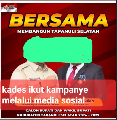 Oknum Kepala Desa Panompuan Tapsel Diduga Langgar Aturan Pemilu, LMPN Sumut Desak Bawaslu Bertindak