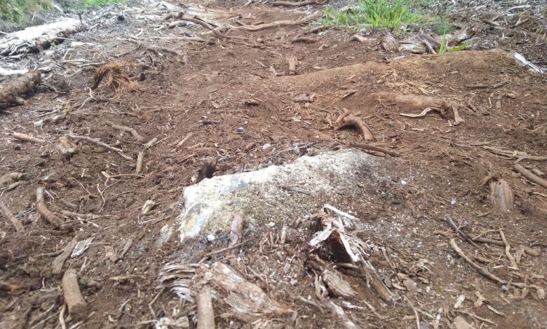 RABAT BETON KELURAHAN MANOMPAS HANCUR DIDUGA DIRUSAK MAFIA TANAH