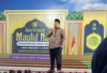 PERINGATAN MAULID NABI MUHAMMAD SAW 1447H SMA N 1 ARSE GENERASI MENGEDEPANKAN AKHLAK