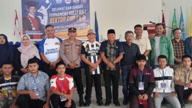 Rektor UGNP Resmi Buka Turnamen VOLLY Bal Piala Rektor Cup I, Antar Pelajar SLTA Sederajat Setabagsel