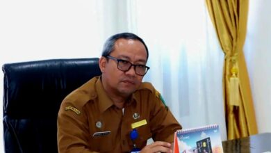 Walikota Padangsidimpuan Lantik sekda, Camat dan 47 pejabat di Aula kantor walikota