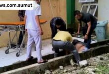 Pria Jatuh dari Lantai 4, Di Rumah sakit Umum Kotapadangsidimpuan!!!