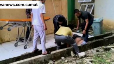 Pria Jatuh dari Lantai 4, Di Rumah sakit Umum Kotapadangsidimpuan!!!