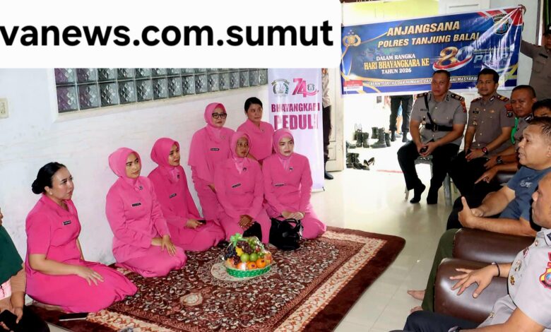 Selamat  Hari Bhayangkara ke-80, Kapolres Tanjung balai Melaksanakan kegiatan Sosial Kemanusiaan (Anjangsana) Di kediaman Personil