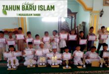Peringatan 1 MUHARRAM 1448H. Ustad Partahian Pakpahaan LC, Membuat Perlobaan Tahfizd, Di Lik.8 kelurahan Aektampang