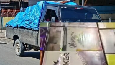 Tim Gabungan Reserse Polres kota padangsidimpuan Gagal Mobil 1unit L300 Diduga Bermuatan Ratusan Rokok Ilegal